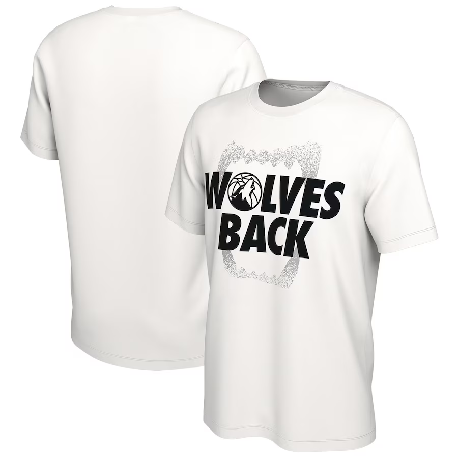 2024 NBA Minnesota Timberwolves white Tshirts->youth mlb jersey->Youth Jersey